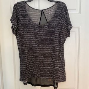 Maurices black and white top